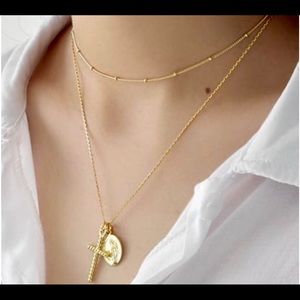 14k Gold Plated Religious Necklace